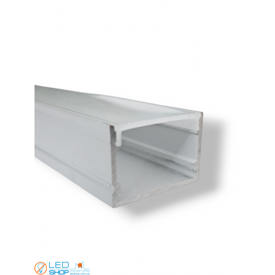 АЛЮМИНИЕВЫЙ ПРОФИЛЬ X3120+МАТОВЫЙ РАССЕИВАТЕЛЬ A3120 | 30ММ Х 20ММ