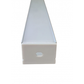 АЛЮМИНИЕВЫЙ ПРОФИЛЬ X3120+МАТОВЫЙ РАССЕИВАТЕЛЬ A3120 | 30ММ Х 20ММ