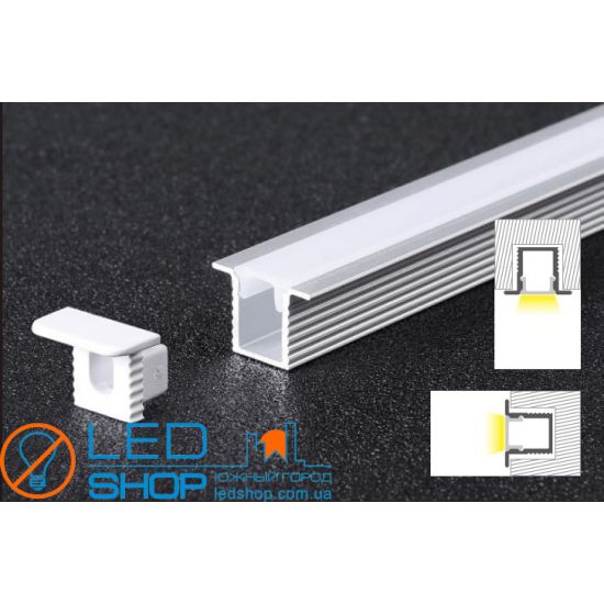 КОМПЛЕКТ АЛЮМІНІЄВИЙ ПРОФІЛЬ X1204S+МАТОВИЙ РОЗСІЮВАЧ A1204S КОМПЛЕКТ АЛЮМІНІЄВИЙ ПРОФІЛЬ X1204S+МАТОВИЙ РОЗСІЮВАЧ A1204S