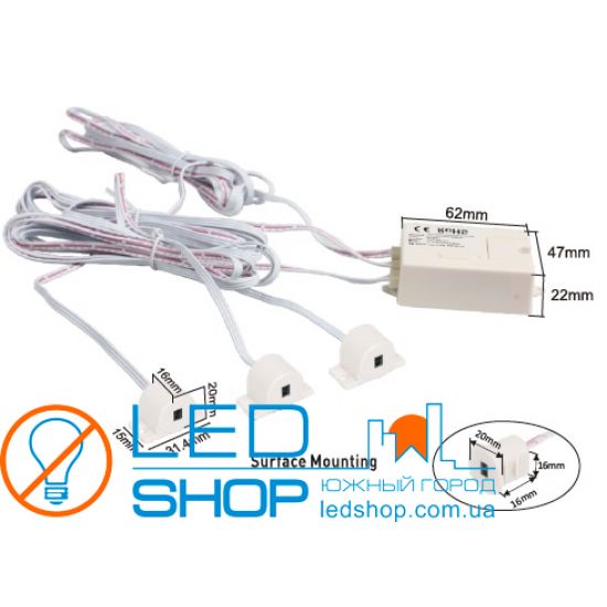 DI-03AB-3 Dual-mode sensor for 3 sensors