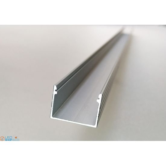 Set Aluminum profile X2101 + matt diffuser A2101 |  18mm x 13mm