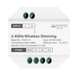 PUSH-remote control of dimmer Touch-P1-3