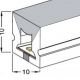 Гибкий неон светодиодный  ST1010-10-12,  10мм*10мм, ІР67, 12V