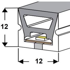 Гнучкий неон світлодіодний ST1212-12-12, 12мм*12мм, ІР67, 12V