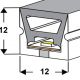 Гнучкий неон світлодіодний ST1212-12-12, 12мм*12мм, ІР67, 12V