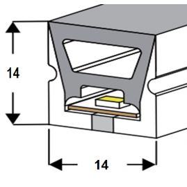 Гнучкий неон світлодіодний ST1414-8-24, 14мм*14мм, ІР67, 24V