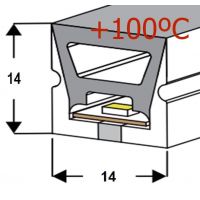 Гибкий неон светодиодный ST1414-10-24-Т, 14мм*14мм, ІР67, 24V
