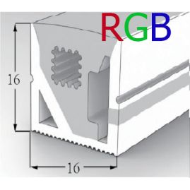 Гнучкий неон світлодіодний ST1414-24-24-RGB, 14мм*14мм, ІР67, 24V