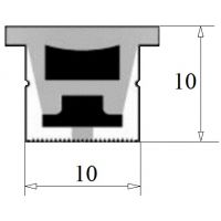 Гибкий неон светодиодный врезной STT1010-10-12