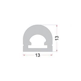 Гнучкий неон світлодіодний  ST1313-10-12,  13мм*13мм, ІР67, 12V