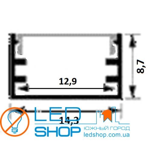 Aluminum profile Х3214+A3214