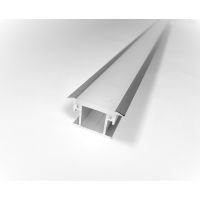 Комплект алюминиевый профиль X804+матовый рассеиватель A804 | 29мм х 17мм Комплект алюминиевый профиль X804+матовый рассеиватель A804 | 29мм х 17мм