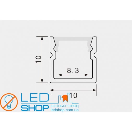 Aluminium Profile Kit X1210S + Matte Diffuser A1210S Aluminium Profile Kit X1210S + Matte Diffuser A1210S