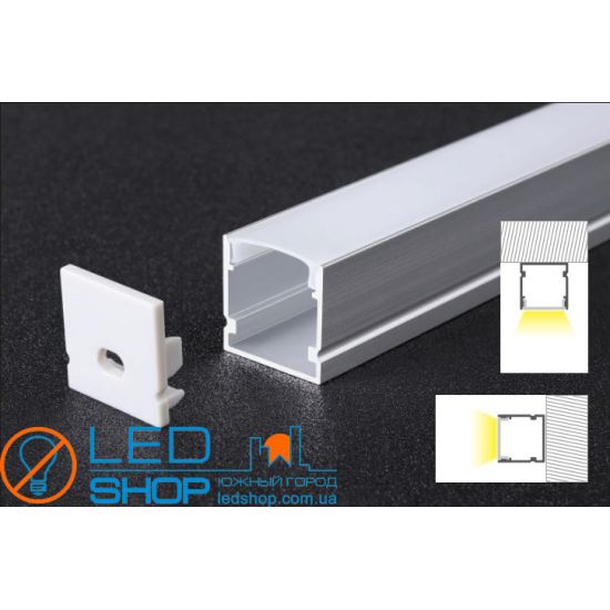 КОМПЛЕКТ АЛЮМІНІЄВИЙ ПРОФІЛЬ X1220S+МАТОВИЙ РОЗСІЮВАЧ A1220S КОМПЛЕКТ АЛЮМІНІЄВИЙ ПРОФІЛЬ X1220S+МАТОВИЙ РОЗСІЮВАЧ A1220S