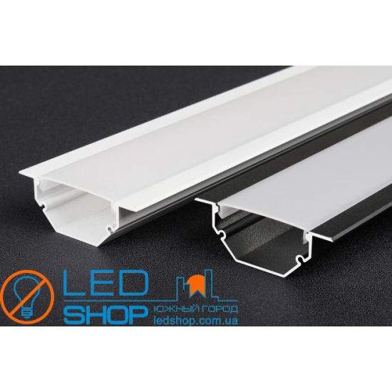 КОМПЛЕКТ АЛЮМИНИЕВЫЙ ПРОФИЛЬ X1450S+МАТОВЫЙ РАССЕИВАТЕЛЬ A1450S