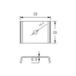 Т900 крепление для профилей X900  